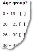 Age Group on surveys