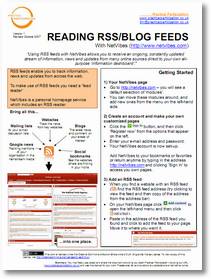 Reading blogs and rss feeds with Netvibes